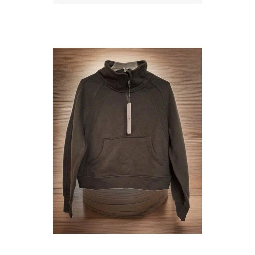 CRZ YOGA Ladies Half-Zip Sweatshirt Gray Sage XSmall Warm Cool Nights Comfy NWT